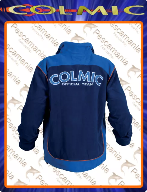 Felpa Colmic pile zip off OFFICIAL TEAM TG XL caldo e morbido serie orange 3