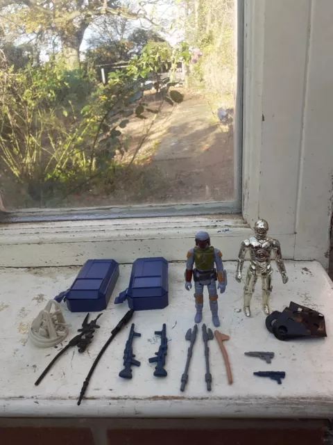 Kenner Star Wars Boba Fett, C3PO e Armi/Accessori