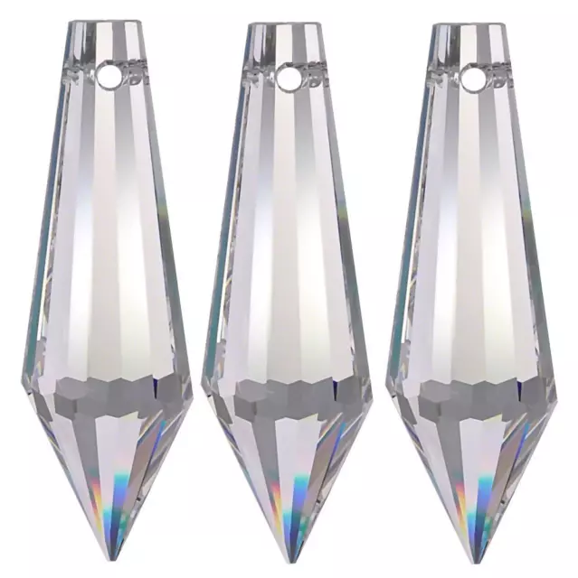 15x Cristal 'Wiener Pointe' 38mm Cristal 30 % Pbo ~ Feng Shui Arc en Ciel Lustre