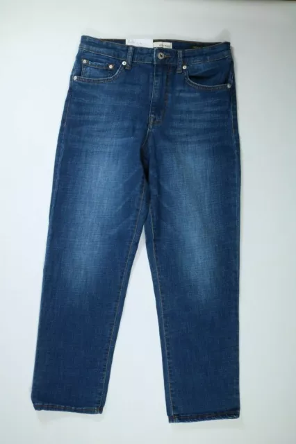 Ella Moss Blue High Rise Slim Straight Ankle Jeans NEW! NWT