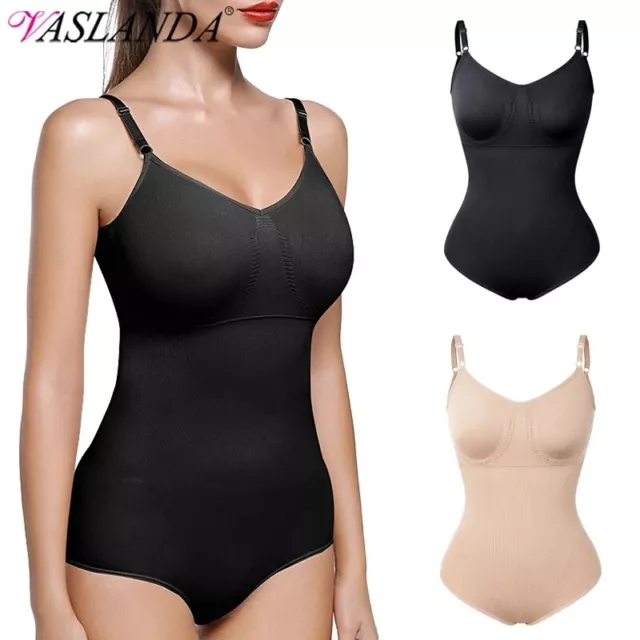 Ladies Full Body Shaper Seamless Firm Tummy Control Shapewear Slim Bodysuits UK