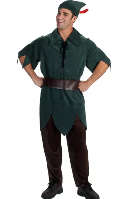 Abito elegante da uomo fiaba Peter Pan costume Robin Hood costume medievale
