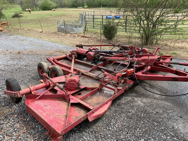 super heavy duty bush hog style batwing mower ready to work no reserve 