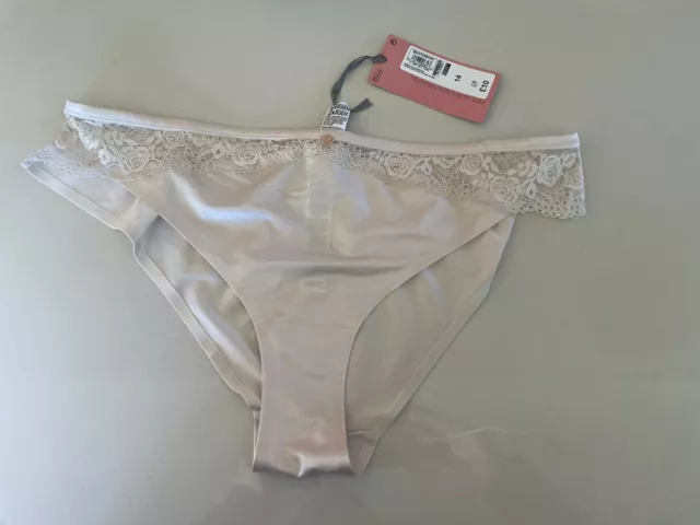 M&S ROSIE FOR AUTOGRAPH Smoothing No VPL Brazilian Knickers Size 14 Opaline