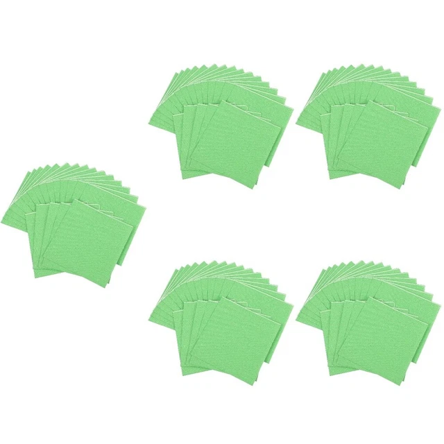 15 Paquetes Toalla Verde Papel Decorativo Servilletas Fiestas Light Green