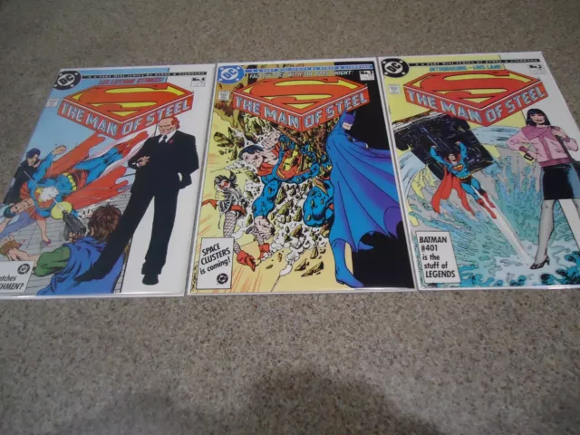 The Man Of Steel Complete Series 1-6 Plus Collectors Edition #1 3