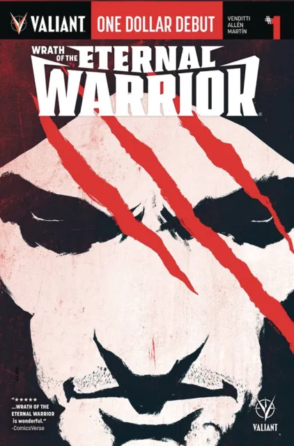 One Dollar Debut Wrath Eternal Warrior #1 Valiant Entertainment Llc Comic Book