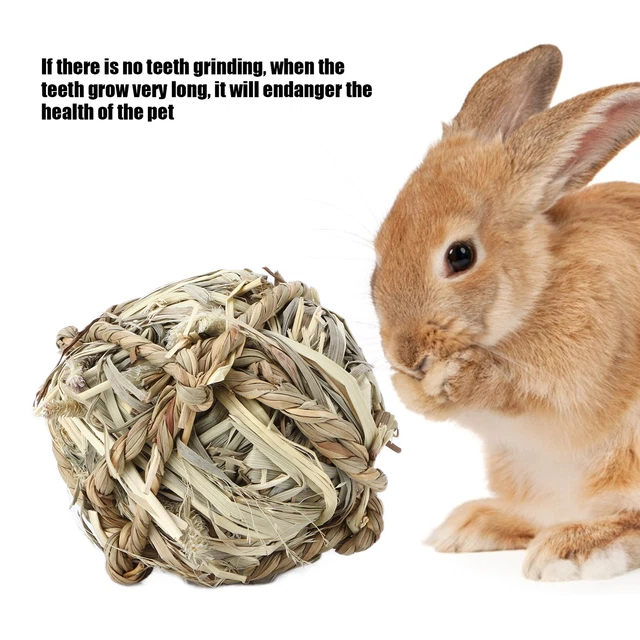 RABBIT BALLS SAFE Small Pets Seagrass Balls Relieve Boredom Chewable