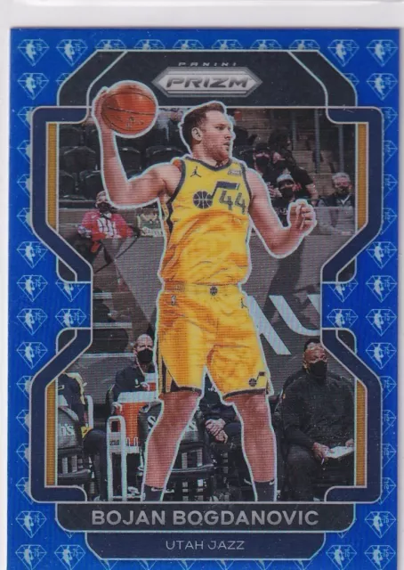 2021-22 Panini Prizm NBA Basketball Numéro 67 Bojan Bogdanovic Bleu Logo