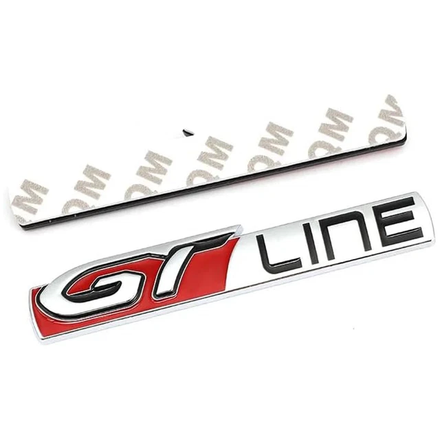 GT Small Sticker 6 X 3.9 Logo Car Bike Metal Logo Car Emblem 3D Badge Auto Racing Sport Sticker 2854991573348