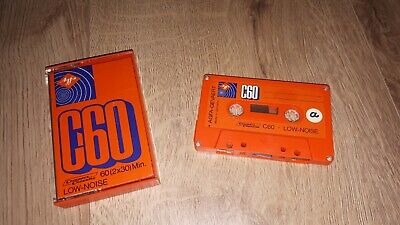 MC Tape CC Sammler AGFA  C120 Low Noise  Orange Anfang 1970er Jahre 