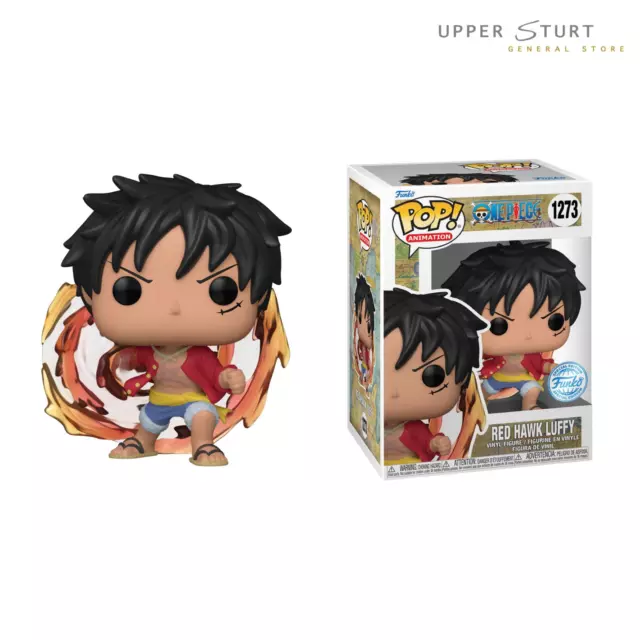 Funko POP! One Piece Red Hawk Luffy & Zoro (Enma) Vinyl Figure with  protector