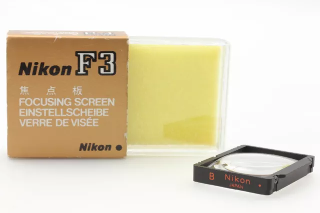 [Top COMO NUEVO] Alfombra de pantalla de enfoque Nikon F3 Tipo B manual incluido de JAPÓN