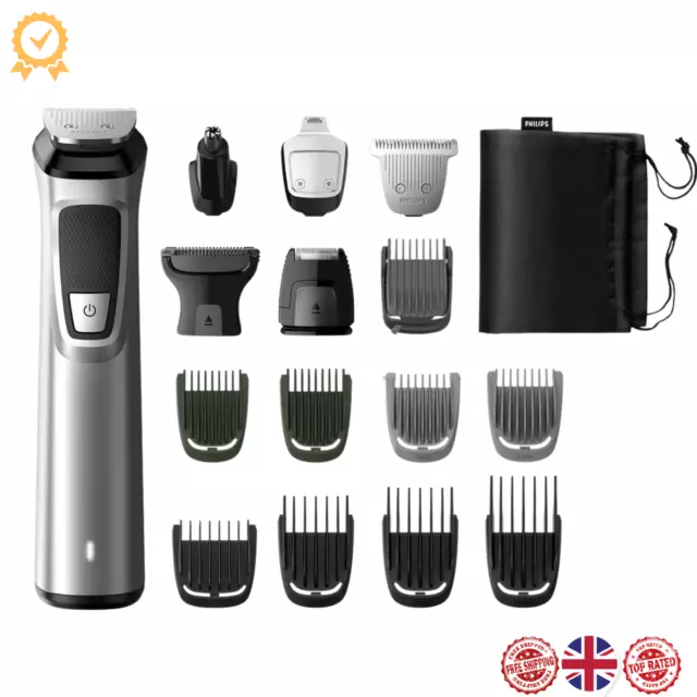 Philips Multigroom Series 7000 16-in-1 Face Hair&Body Trimmer Gift fo MG7736/13