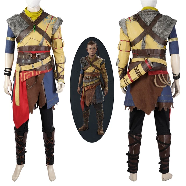 God of War Ragnarök Atreus Costume Cosplay Suit