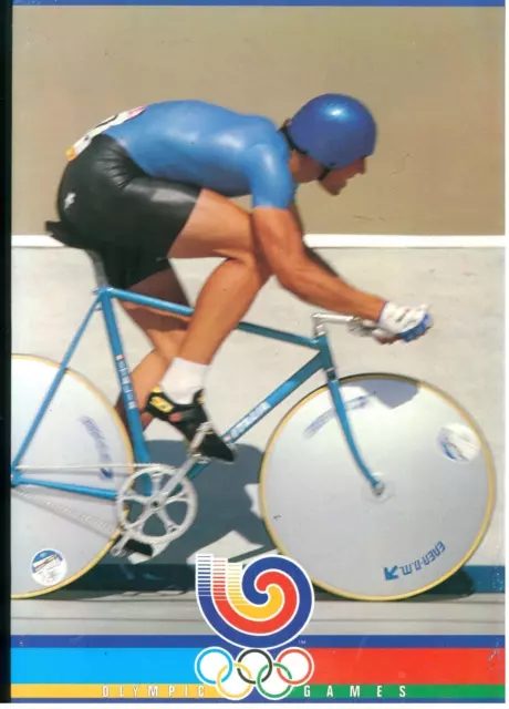 Olimpiadi Olympic Games Los Angeles 1984 Ciclismo Maxi Quaderno Auguri Mondadori