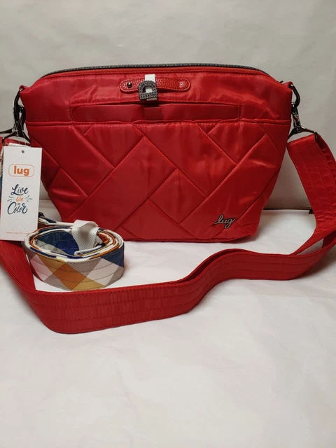 Lug RFID Medium Multi Strap & Charm Flare 2 Poppy Red