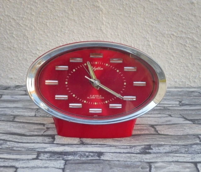 Réveil De Voyage Allemand ACCTIM Années 70 Mécanique Pliable - état Neuf Testé