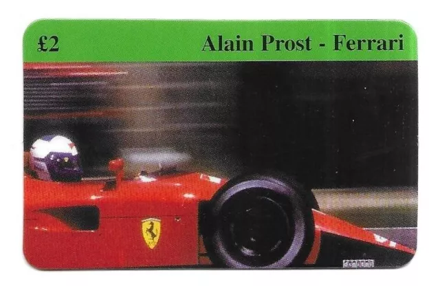 Rare / Carte Telephonique - Alain Prost Ferrari Formule 1 Grand Prix / Phonecard