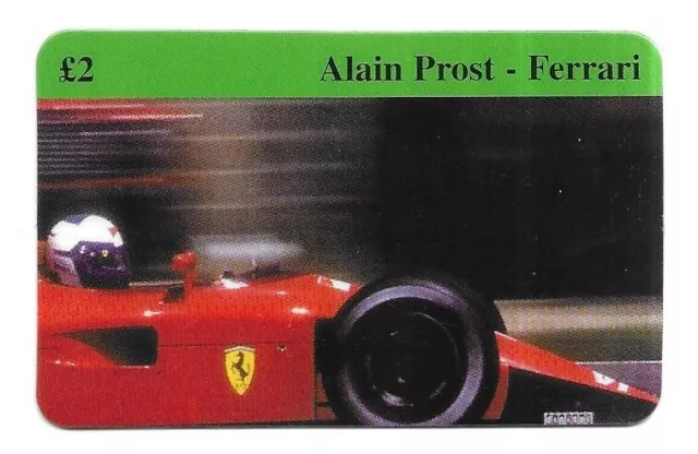 Rare / Carte Telephonique - Alain Prost : Ferrari Formule 1 Grand Prix Phonecard