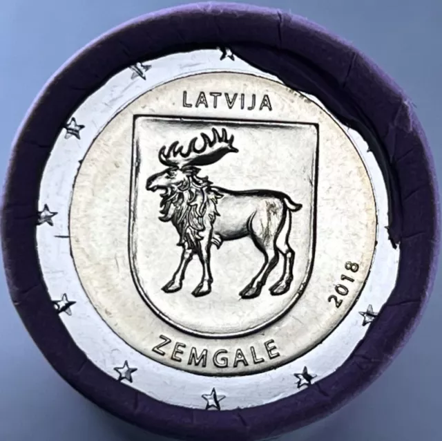 Lettland 2018 #2 2 Euro Sondermünze "Regionen Lettlands - Semgallen/ Zemgale"...