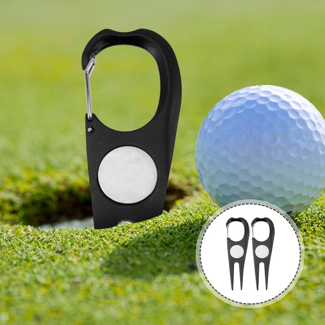 2pcs Golfs Divot Repair Tool portable Golfs Divot Fork Golfs Divot Tool Fairway