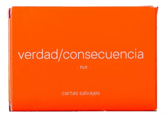Juego De Mesa Cartas Salvajes: Verdad/Consecuencia Hot