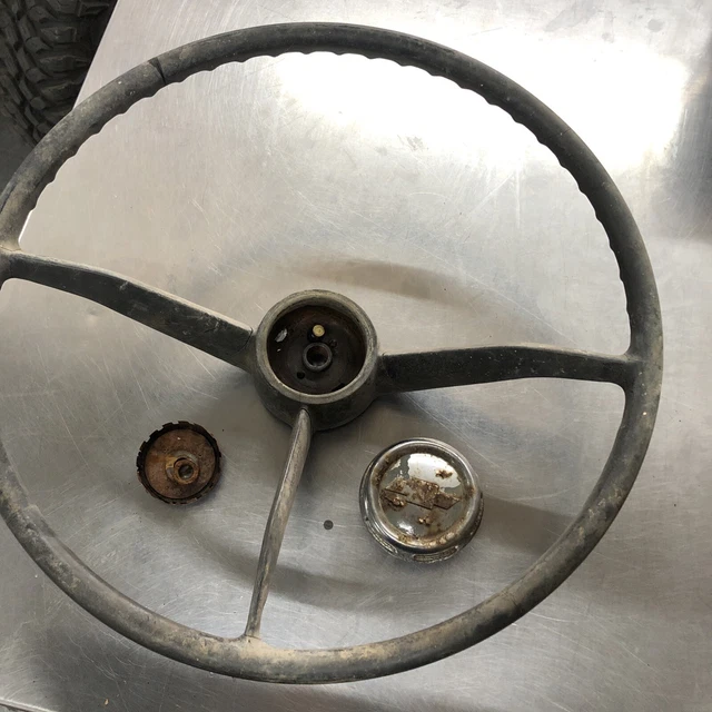 1955 - 1959 Chevy Truck GMC Truck Suburban Steering Wheel Original USED