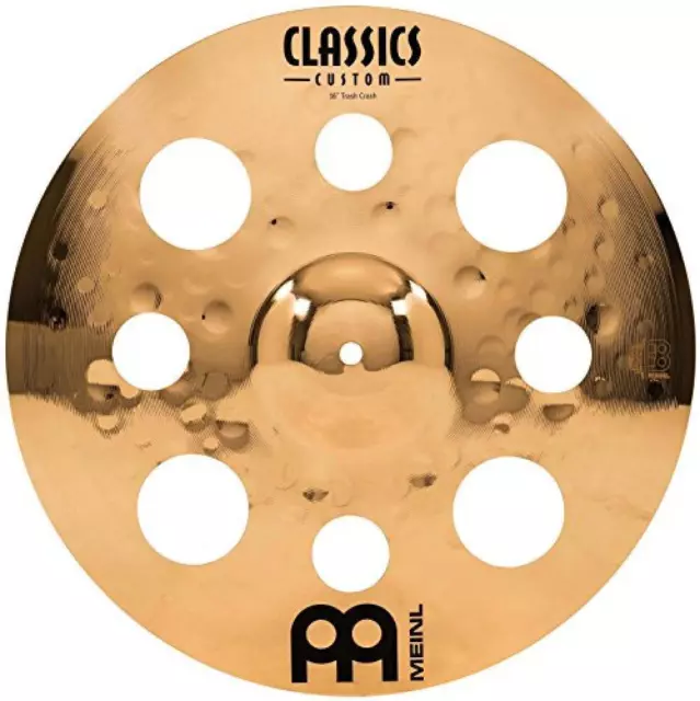 (TG. 40,64 cm) Meinl Cymbals CC16TRC-B Classics Custom Trash - Piatto Crash, 16"