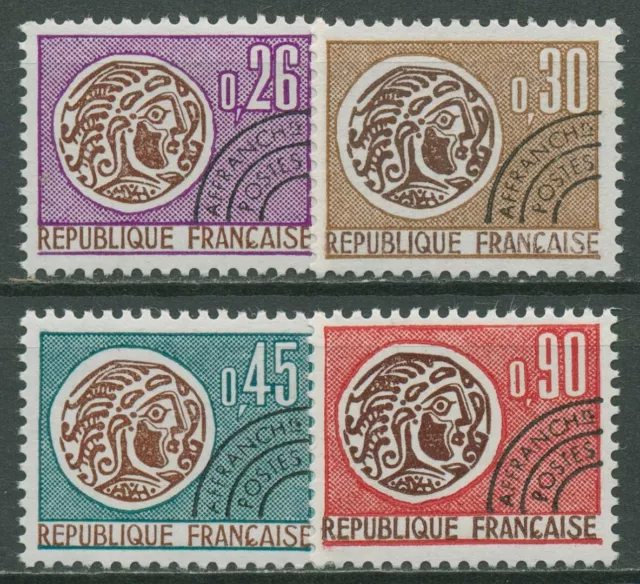Frankreich 1971 Keltische Münzen 1761/64 postfrisch Vorausentwertung