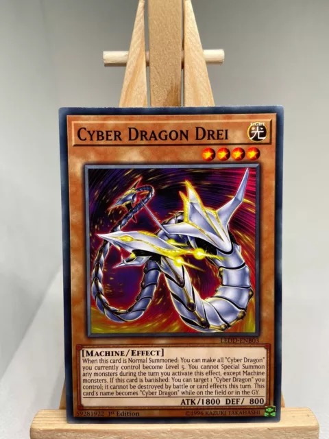 Cyber Dragon Drei - 1st Edition LEDD-ENB03 - NM - YuGiOh