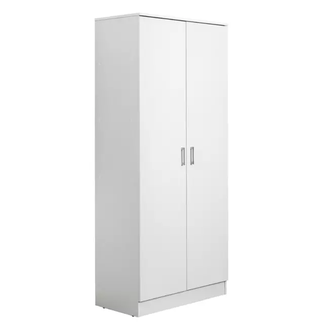 Maclaren Macey Double Door Tall Laundry/Broom/Pantry Cupboard White