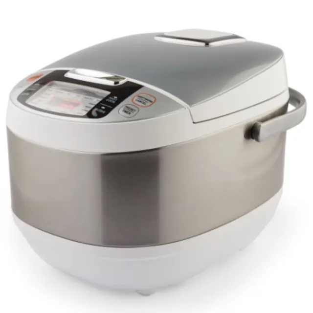 Rice Multi Cooker Family Sized 10 Cup Capacity 860W Soft Touch Control Fast Cook