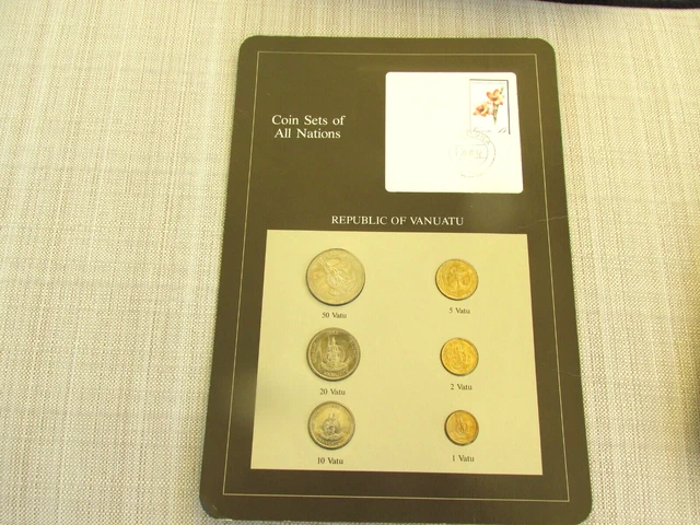 Coins Sets Of All Nations  - Vanuatu