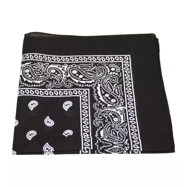 Bandana Tuch Halstuch Kopftuch Baumwolle Nickituch Biker Motorrad Paisley