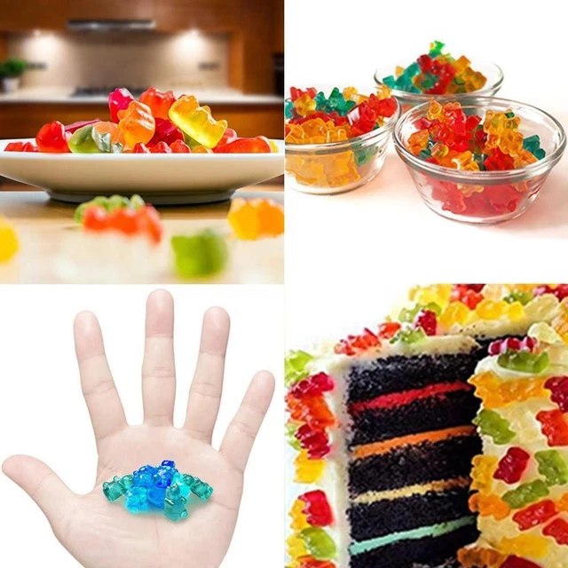 Silicone Gummy Bear Chocolate Mold Candy Maker Ice V2Z1 Tray Jelly 50 Mould U2B0