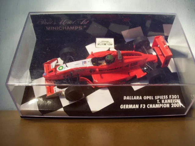 1/43 Minichamps 400 010308 Dallara Opel Speiss F301 Tore Kaneishi 2001 German F3