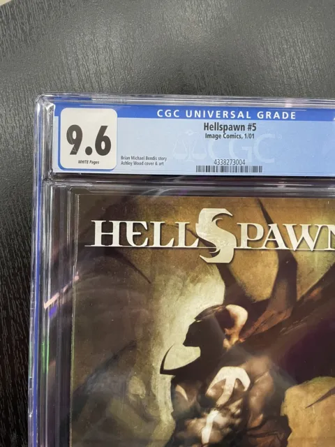 Hellspawn 5 Spawn Image Comics Todd McFarlane CGC 9.6 NM WP **FRESHLY GRADED** 2