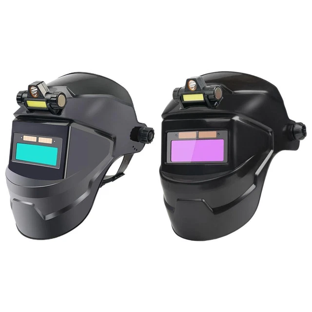Maschera per saldatore per casco per saldatura auto oscurante ad energia solare