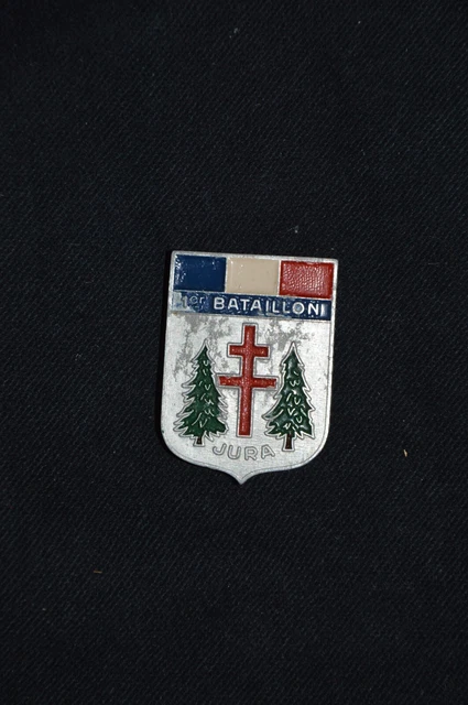 Insigne Original Papier – Résistance Maquis CHAROLLAIS – FFI – WW2 1945 – France