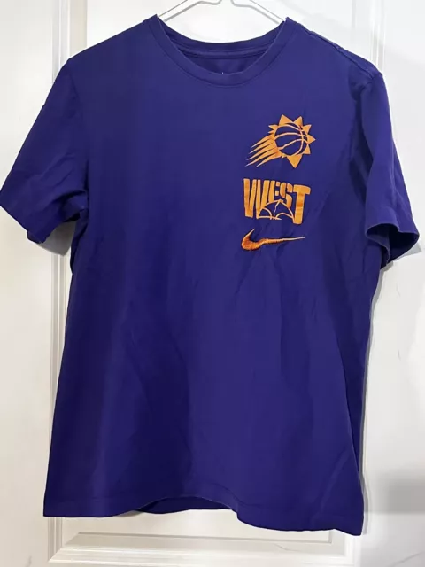 Phoenix Suns Nike Purple Vs Block Essential T-Shirt Small