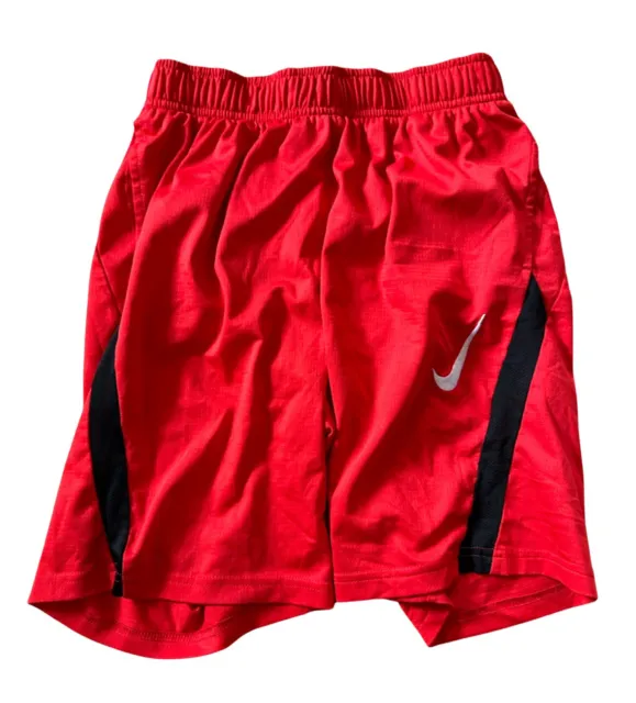 Nike Basketball Dri-Fit Shorts Boys Youth Large L Red