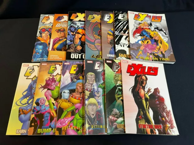 Exiles TPB Lot; 13 books; collecting #1-100