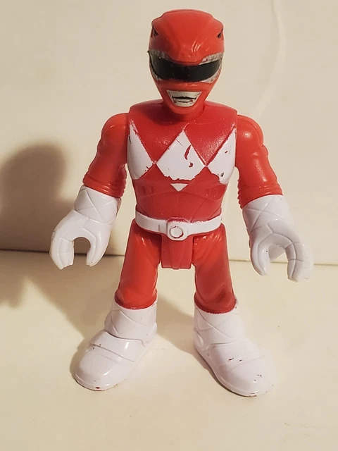 FISHER PRICE IMAGINEXT Mmpr Mighty Morphin Power Ranger Red Poseable ...
