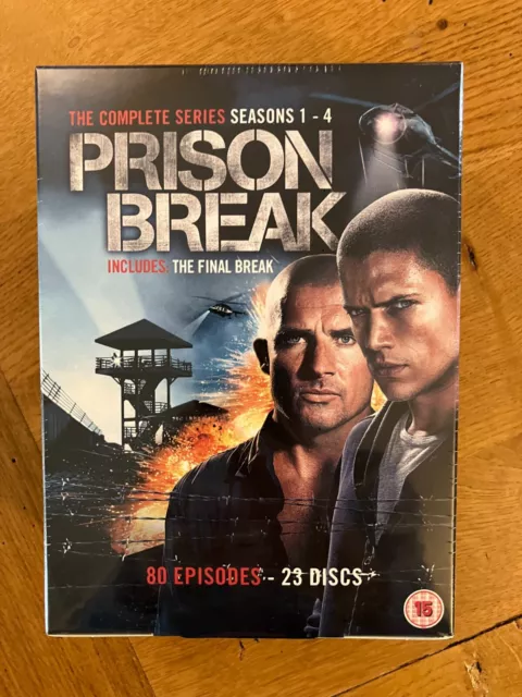 Prison Break Complete Series Seasons 1-4, 23 discs, 80 Episodes - shrinkwrapped