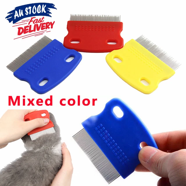 Head Kids Hair Nit Egg Removal Lice Metal Brush Pet flea comb