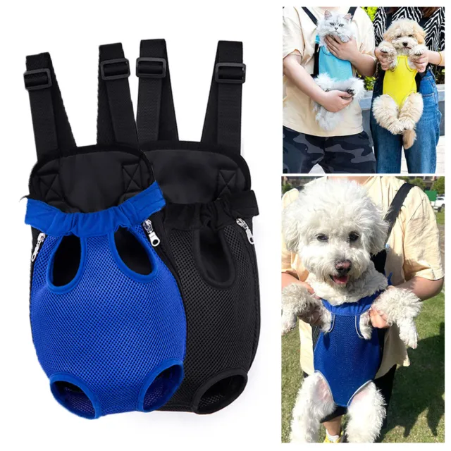 Sac De Poitrine Pour Animaux De Compagnie Réglable Porte-Chien Avant Jambes F