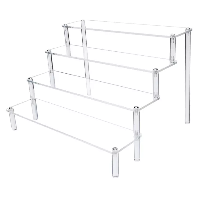 Acrylic Shelves Detachable Ladder Shelf Car Model Brackets Decor for Storage