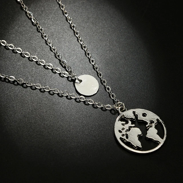 Collana riempa d'oro 14K girocollo in oro ciondoli fatti a mano gioielli minimalisti Boho per collana di perline d'oro da donna  36