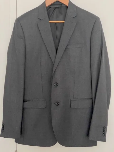 Country Road Mens Business Grey Pure Wool Suit, RRP $750